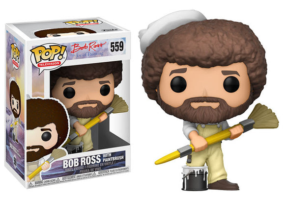 Funko POP! Television: Bob Ross The Joy of Painting -  Bob Ross (with Paintbrush) [#559]