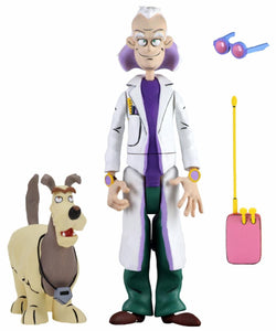 Back to the Future - 6" Scale Action Figure: Toony Classics - Doc Brown with Einstein
