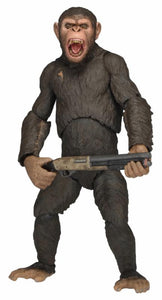 Dawn of the Planet of the Apes - 7" Action Figure -  Series 2 Asst : Caesar w/Shotgun