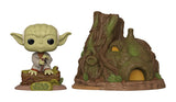Funko POP! Town Star Wars - The Empire Strikes Back 40th: Dagobah Yoda with Hut [#11]